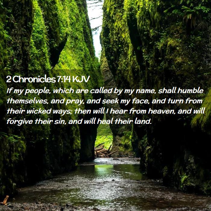 2 Chronicles 7:14 KJV