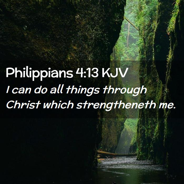 Philippians 4:13 KJV