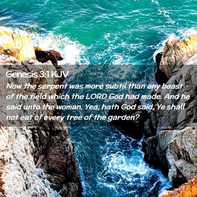 Genesis 3:1 KJV Free Bible Images