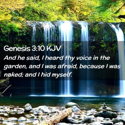 Genesis 3:10 KJV Free Bible Images