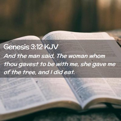 Genesis 3:12 KJV Free Bible Images