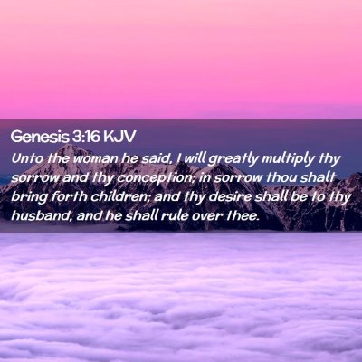 Genesis 3:16 KJV Free Bible Images