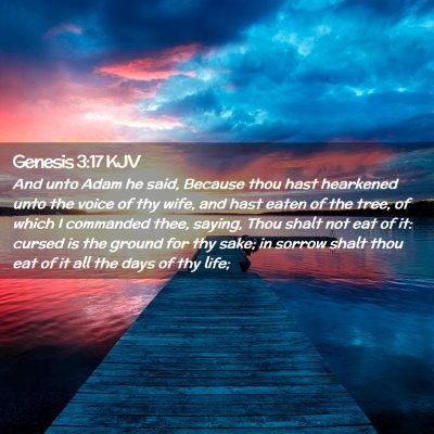 Genesis 3:17 KJV Free Bible Images