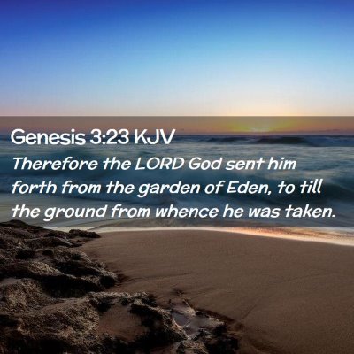 Genesis 3:23 KJV Free Bible Images