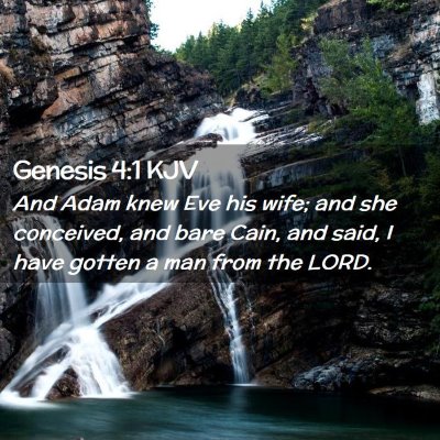 Genesis 4:1 KJV Free Bible Images