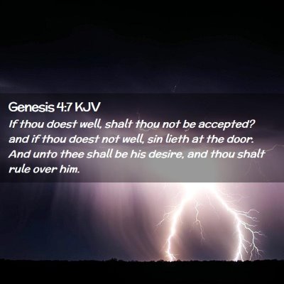 Genesis 4:7 KJV Free Bible Images