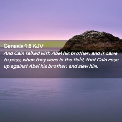 Genesis 4:8 KJV Free Bible Images