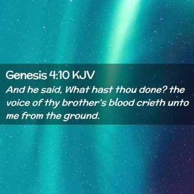 Genesis 4:10 KJV Free Bible Images