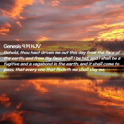 Genesis 4:14 KJV Free Bible Images