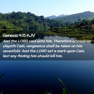 Genesis 4:15 KJV Free Bible Images