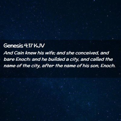 Genesis 4:17 KJV Free Bible Images