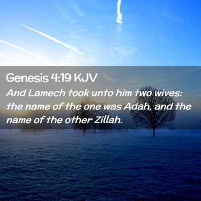 Genesis 4:19 KJV Free Bible Images