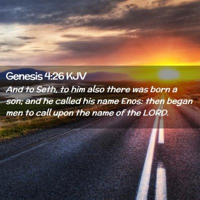 Genesis 4:26 KJV Free Bible Images