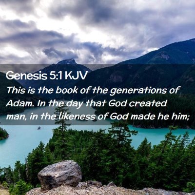 Genesis 5:1 KJV Free Bible Images