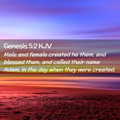 Genesis 5:2 KJV Free Bible Images