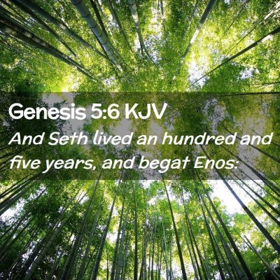 Genesis 5:6 KJV Free Bible Images