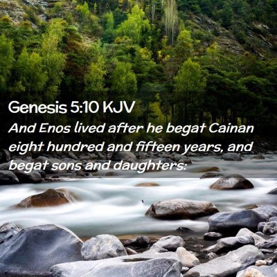 Genesis 5:10 KJV Free Bible Images