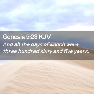 Genesis 5:23 KJV Free Bible Images