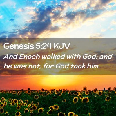 Genesis 5:24 KJV Free Bible Images