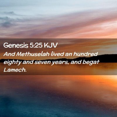 Genesis 5:25 KJV Free Bible Images