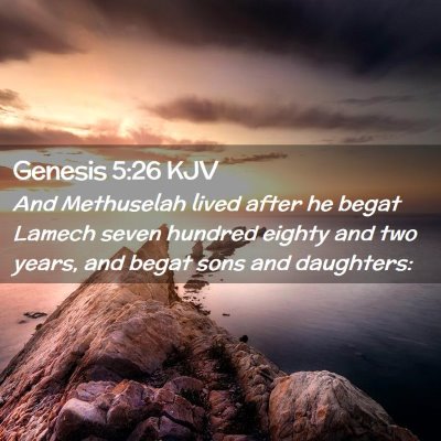 Genesis 5:26 KJV Free Bible Images