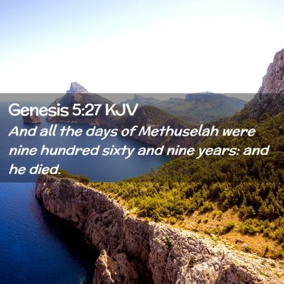 Genesis 5:27 KJV Free Bible Images