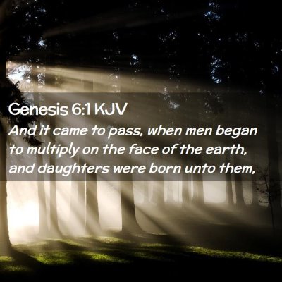 Genesis 6:1 KJV Free Bible Images