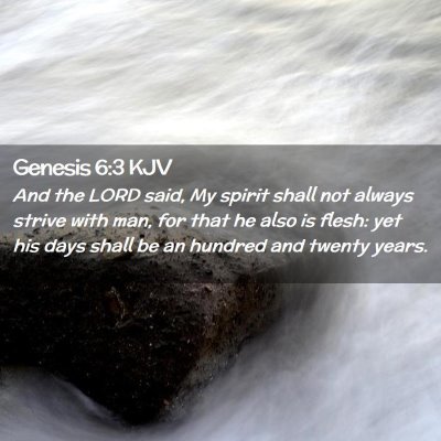 Genesis 6:3 KJV Free Bible Images