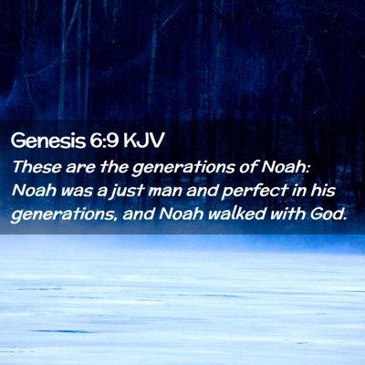 Genesis 6:9 KJV Free Bible Images