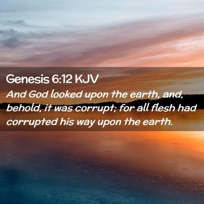 Genesis 6:12 KJV Free Bible Images