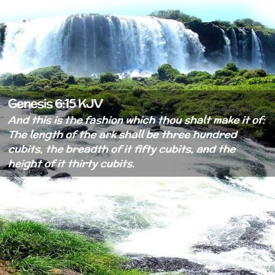 Genesis 6:15 KJV Free Bible Images