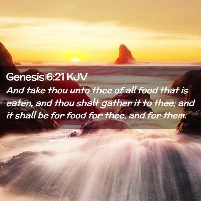 Genesis 6:21 KJV Free Bible Images