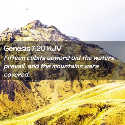 Genesis 7:20 KJV Free Bible Images