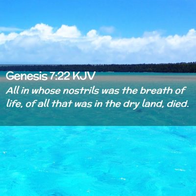 Genesis 7:22 KJV Free Bible Images