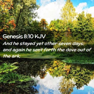 Genesis 8:10 KJV Free Bible Images