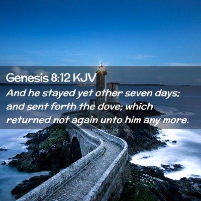 Genesis 8:12 KJV Free Bible Images