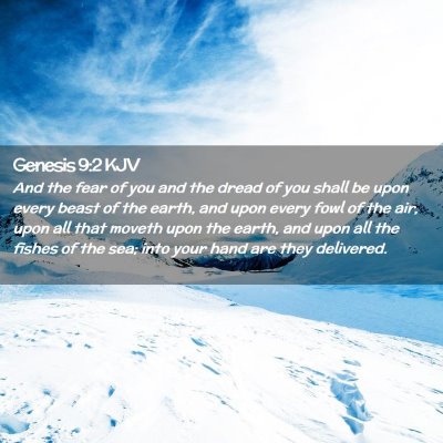 Genesis 9:2 KJV Free Bible Images