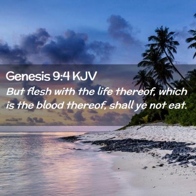 Genesis 9:4 KJV Free Bible Images