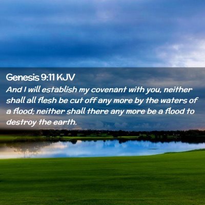 Genesis 9:11 KJV Free Bible Images