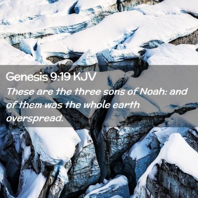 Genesis 9:19 KJV Free Bible Images