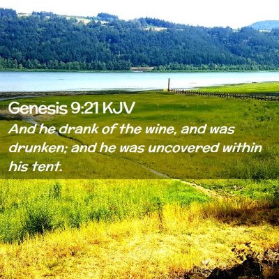 Genesis 9:21 KJV Free Bible Images