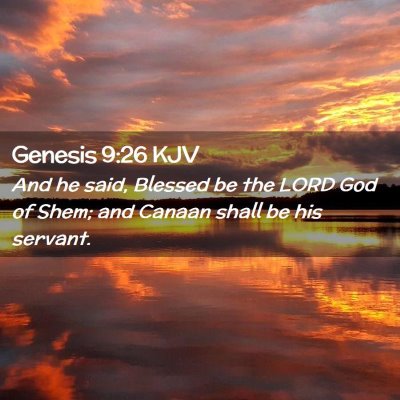 Genesis 9:26 KJV Free Bible Images