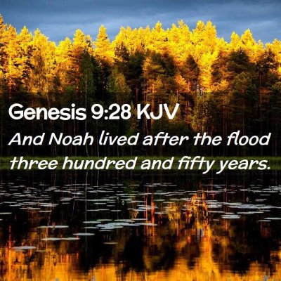 Genesis 9:28 KJV Free Bible Images