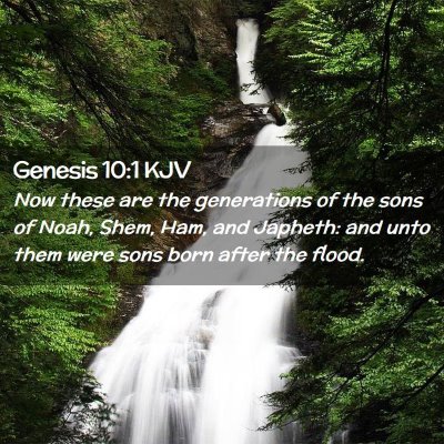 Genesis 10:1 KJV Free Bible Images