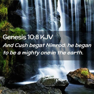 Genesis 10:8 KJV Free Bible Images