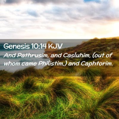 Genesis 10:14 KJV Free Bible Images