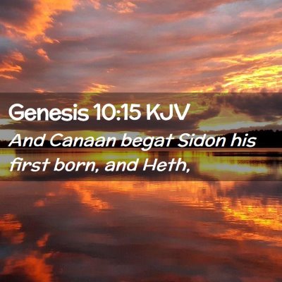 Genesis 10:15 KJV Free Bible Images