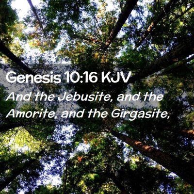 Genesis 10:16 KJV Free Bible Images