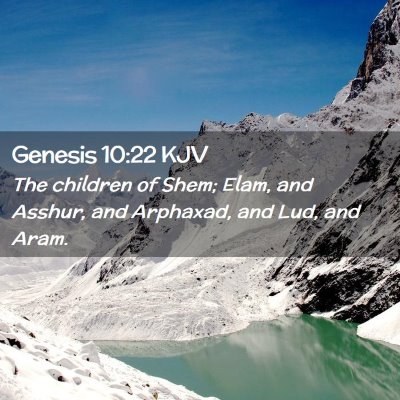 Genesis 10:22 KJV Free Bible Images