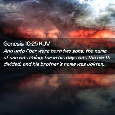 Genesis 10:25 KJV Free Bible Images